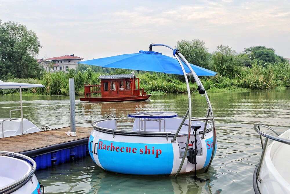 燒烤船，麻將船，BBQ