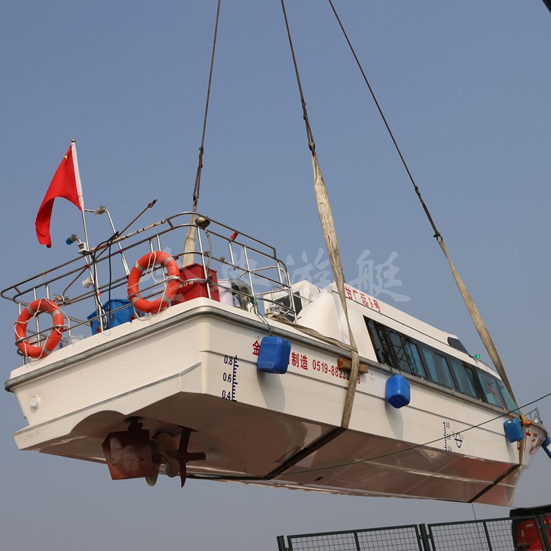 廠家供應(yīng)玻璃鋼客船，巡邏艇，交通艇，公務(wù)接待艇，觀光艇，游艇