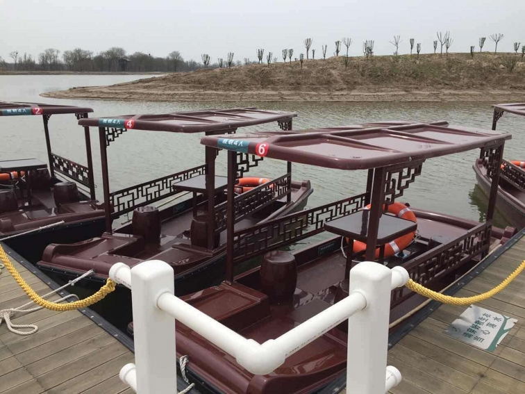 4人畫(huà)舫電動(dòng)船 仿古電動(dòng)船