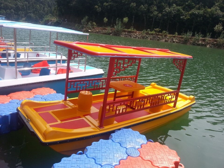 4人畫(huà)舫電動(dòng)船 仿古電動(dòng)船